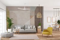 Industrial style geometric wallpaper
