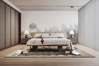 Enchanted misty trees wallpaper art
