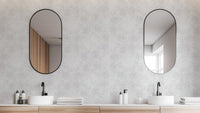 Symmetrical grey wallpaper for interiors

