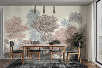 Elegant vintage tropical wall art
