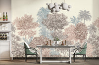 Timeless forest-themed wallpaper
