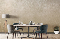 Timeless gold damask wallpaper
