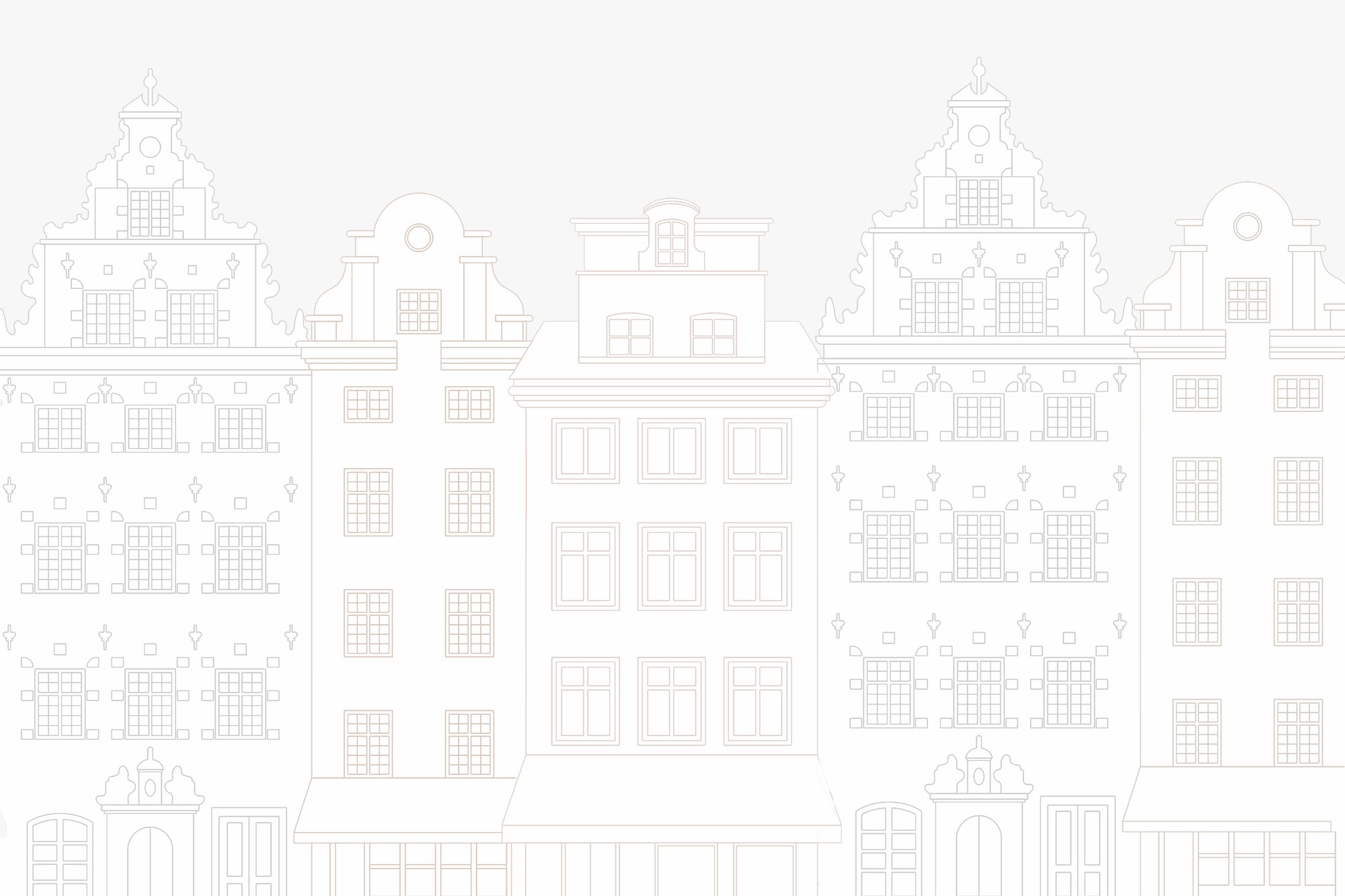 Vintage Architectural Building Wallpaper