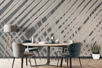 Dynamic textured geometric wallpaper print
