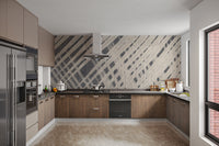 Abstract textured geometric wallpaper print
