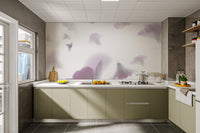 Pastel floral wallpaper for serene interiors
