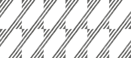 Modern Geometric Black and White Wallpaper