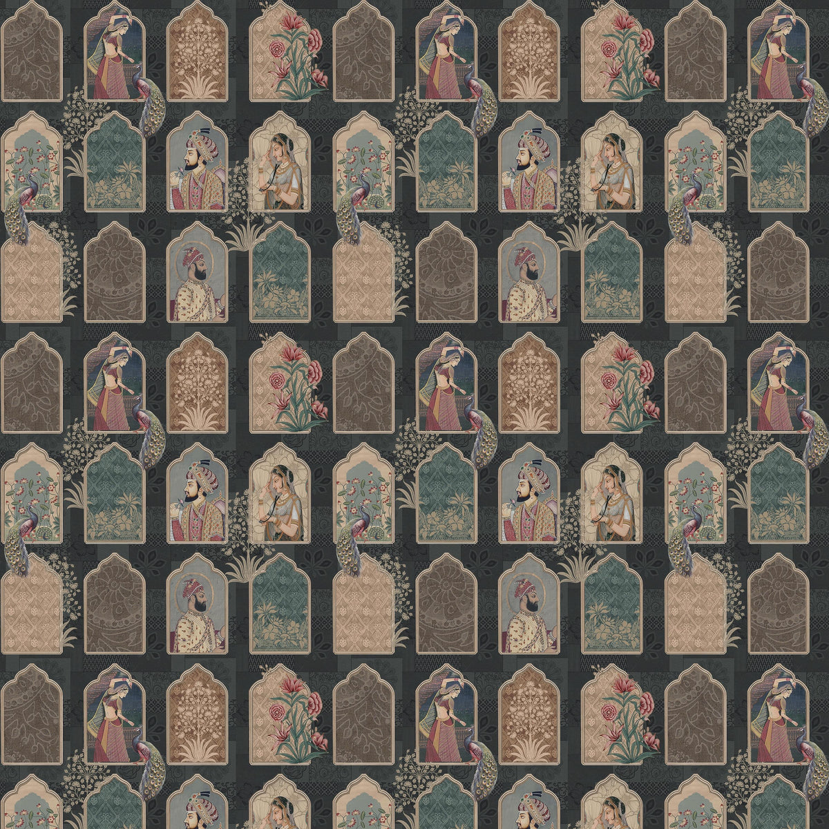 Indian Heritage Wallpaper in your room — zoomed