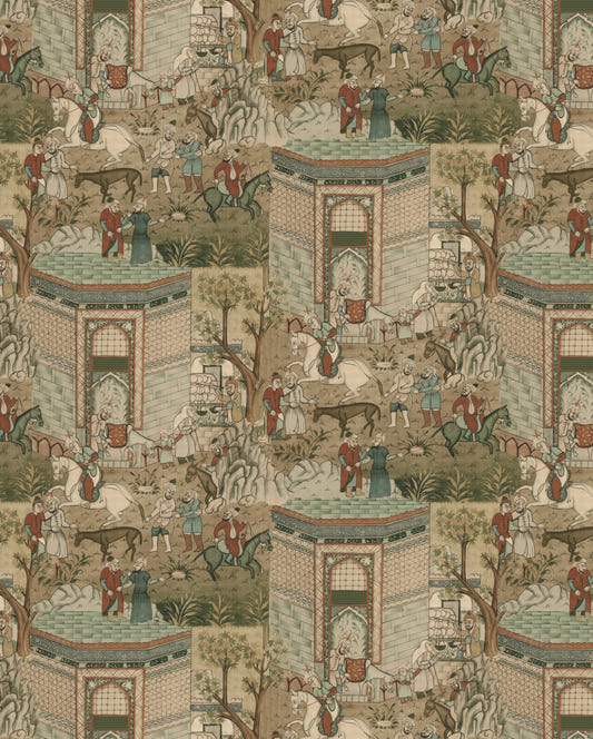 Indian Traditional Horses Houses Wallpaper