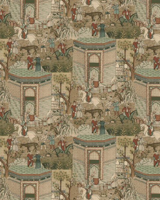 Indian Traditional Horses Houses Wallpaper