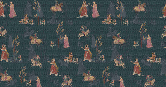 Mughal Jungle Tales Wallpaper