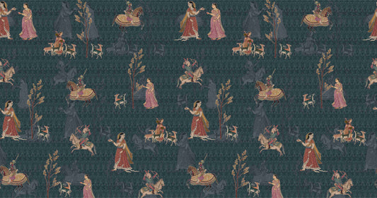Mughal Jungle Tales Wallpaper