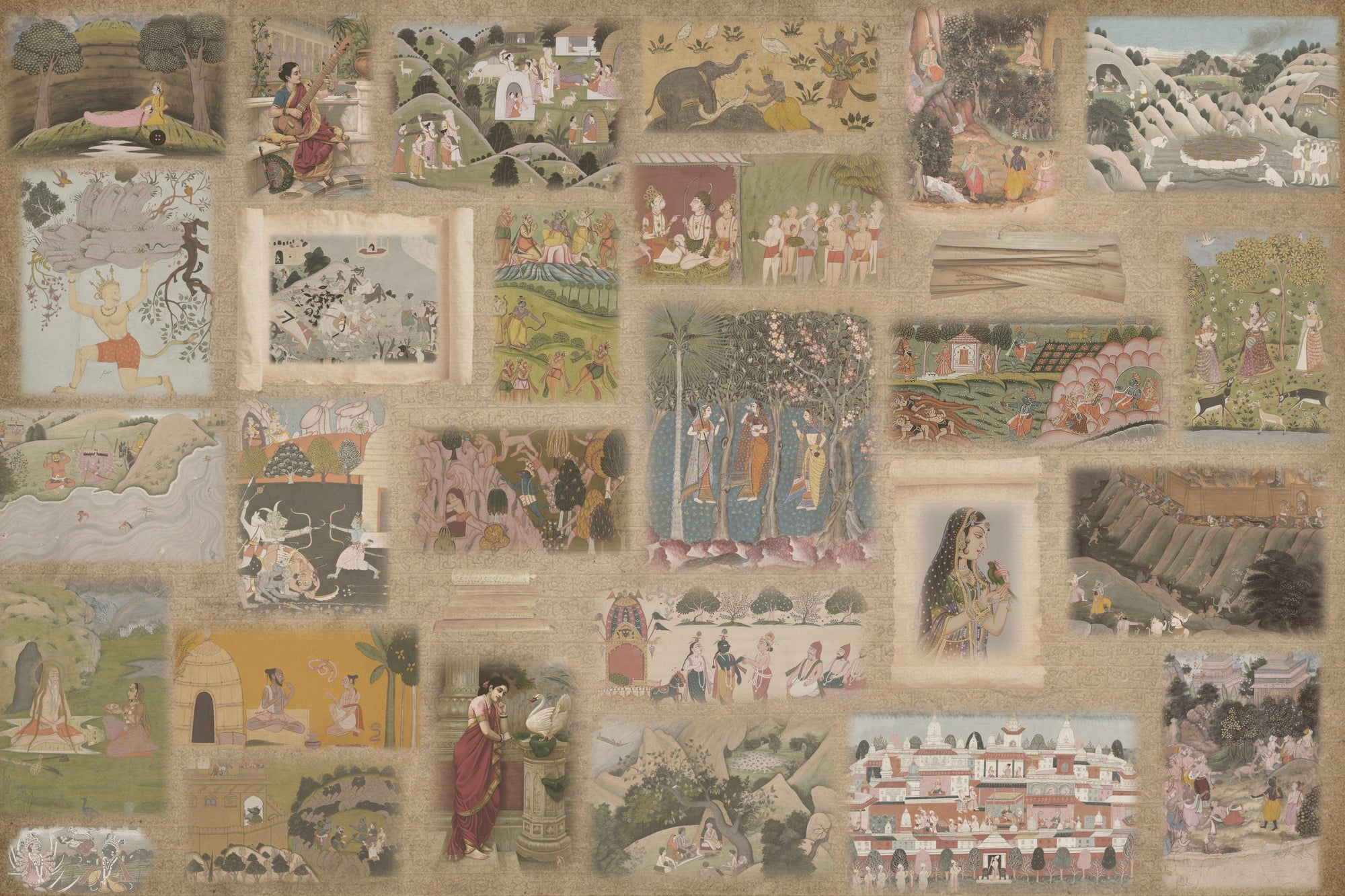 Saga Frames Indian Story Wallpaper