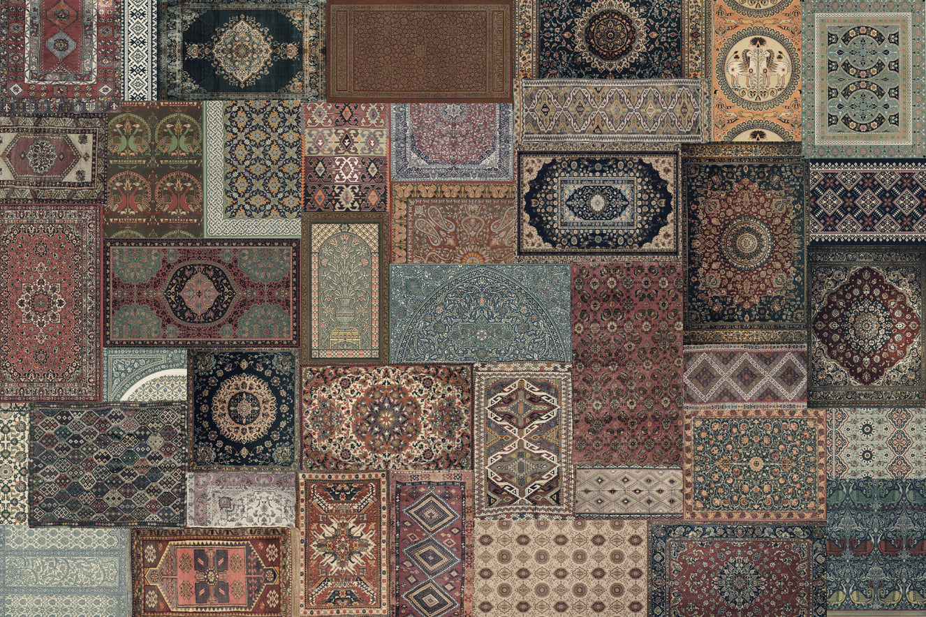 Persian Patchwork Carpet Wallpaper