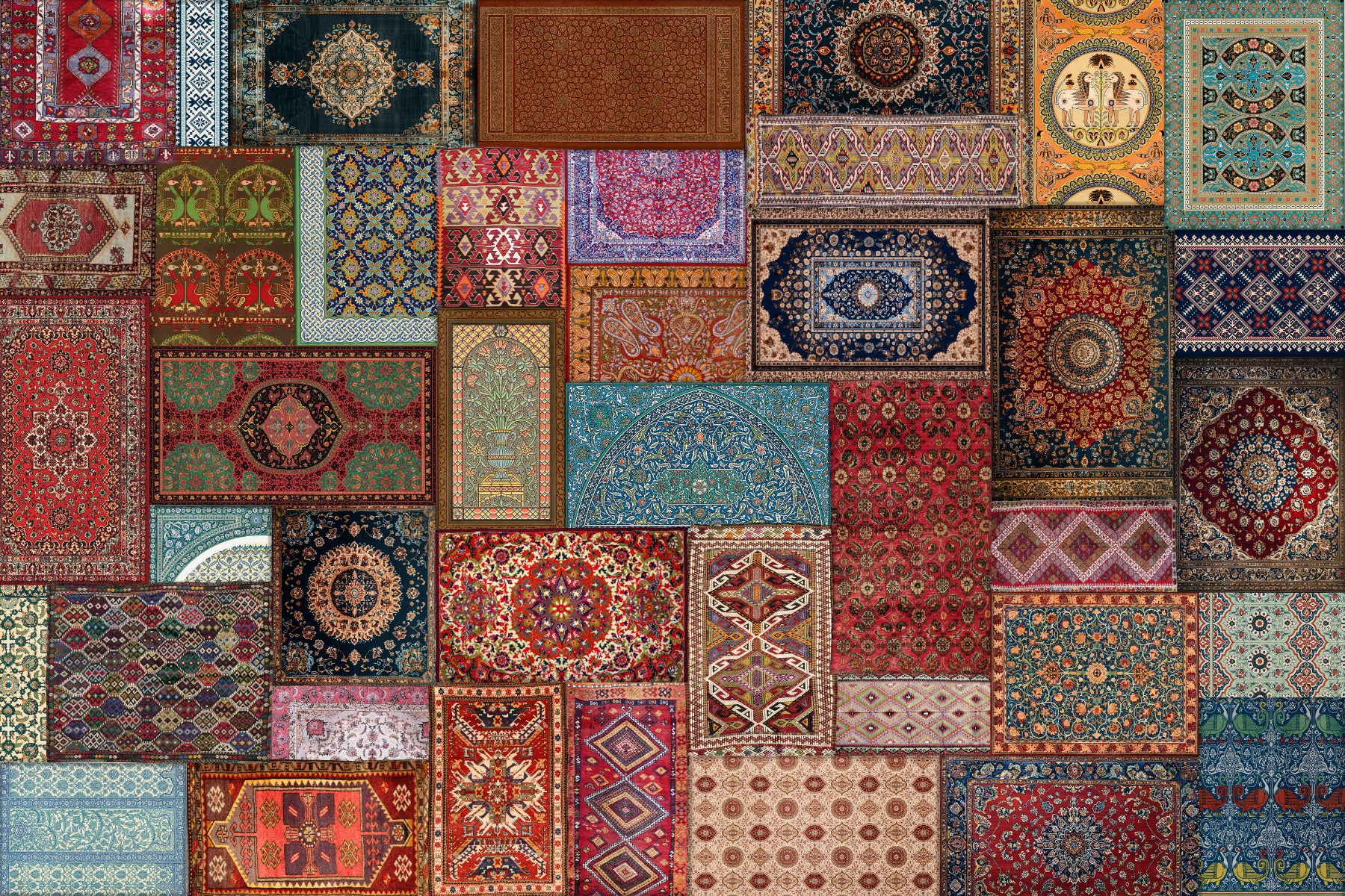 Colorful Persian Carpet Wallpaper