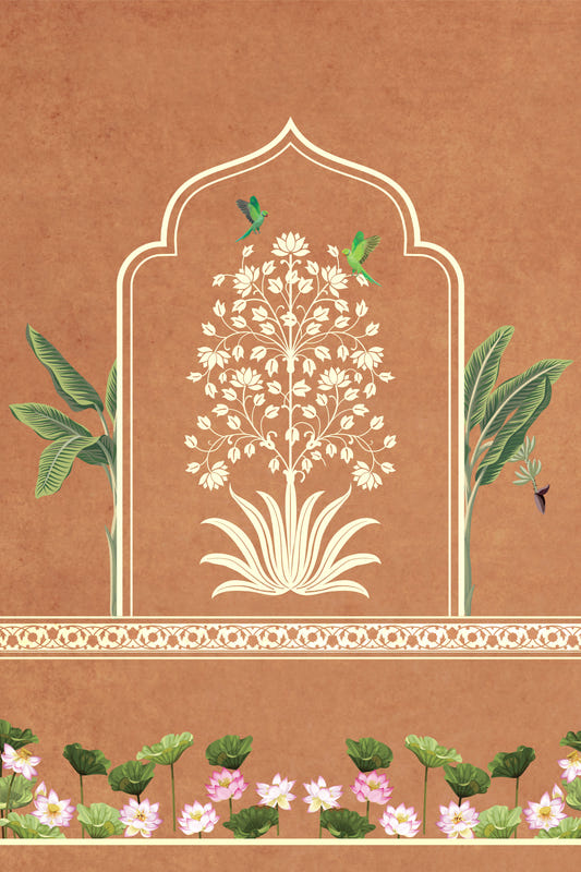 Jharokha Madhuban Bloom Wall Mural