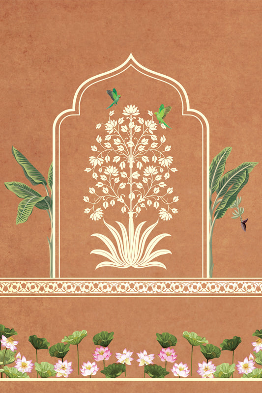 Jharokha Madhuban Bloom Wall Mural