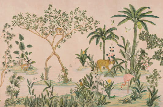 Tropical Safari Wildlife Wallpaper