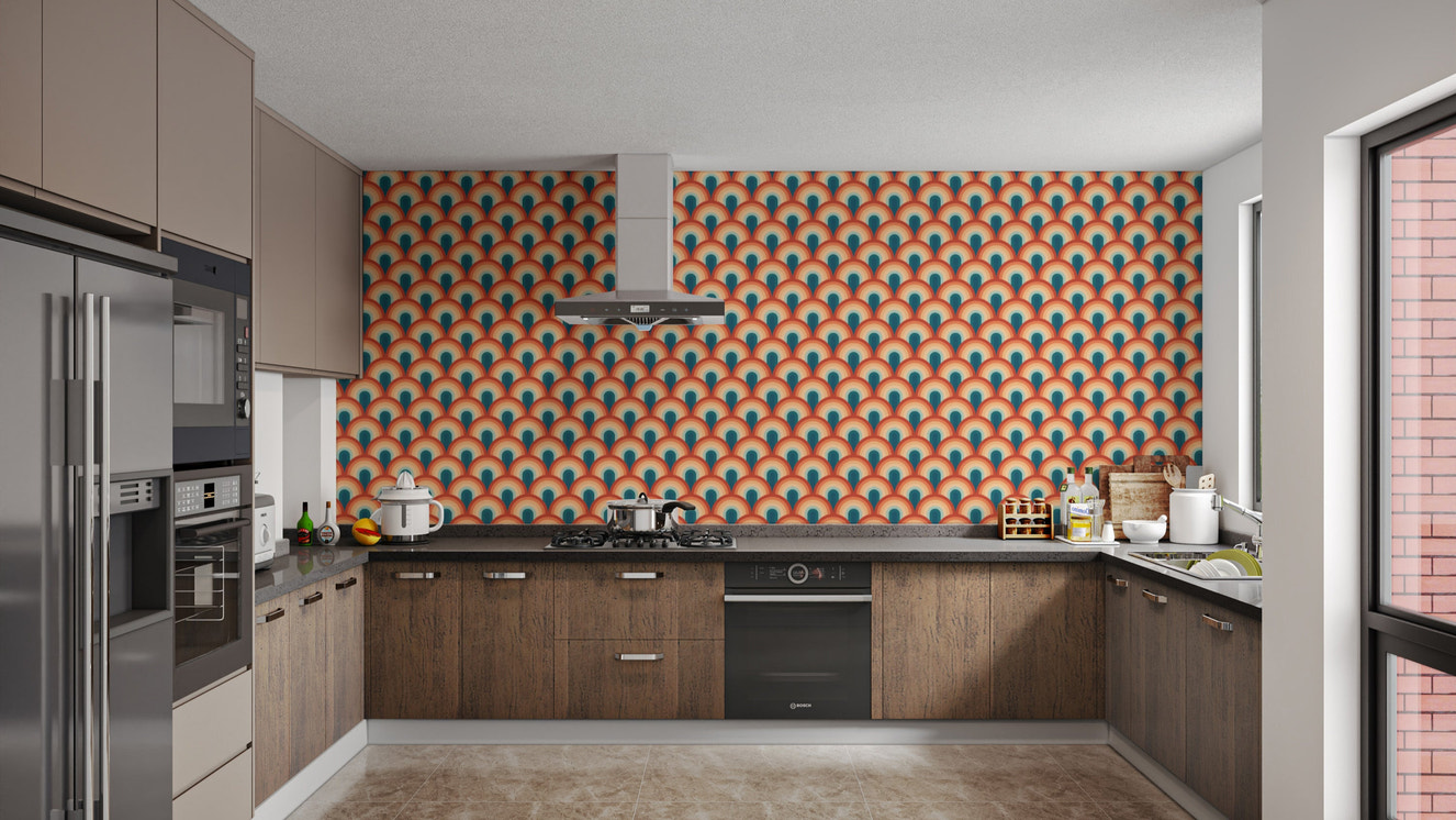 Radiant Rhythm Art Deco Wallpaper