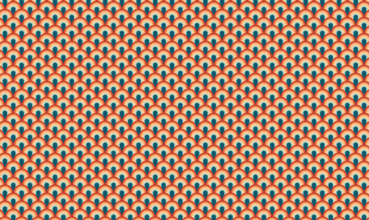 Radiant Rhythm Art Deco Wallpaper