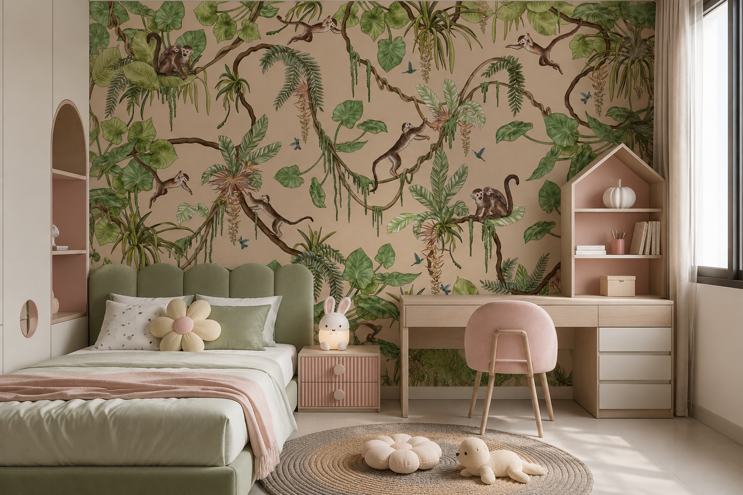 Jungle Playtime Wall Mural GD6268
