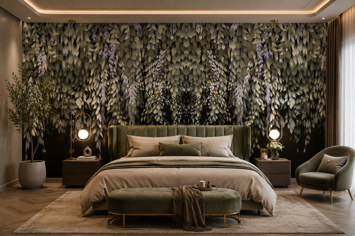 Wisteria Cascade Wallpaper⁠