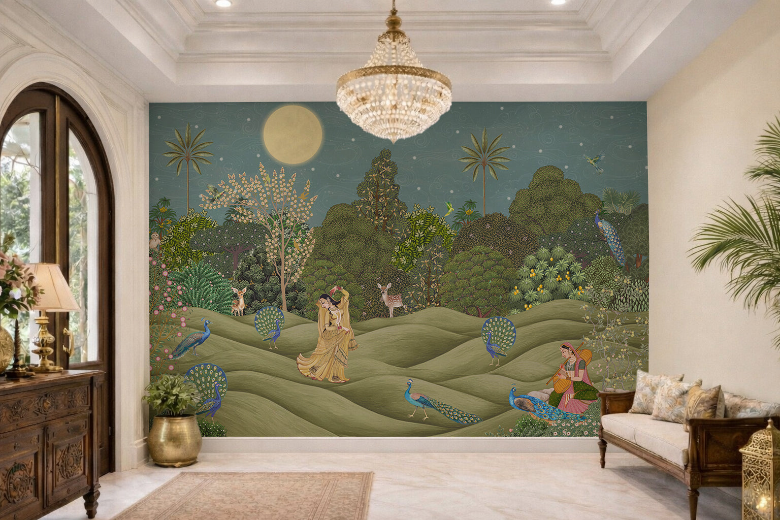 Purnima Paradise Wall Mural
