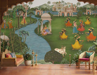 Ragamala Rhythm Wall Mural
