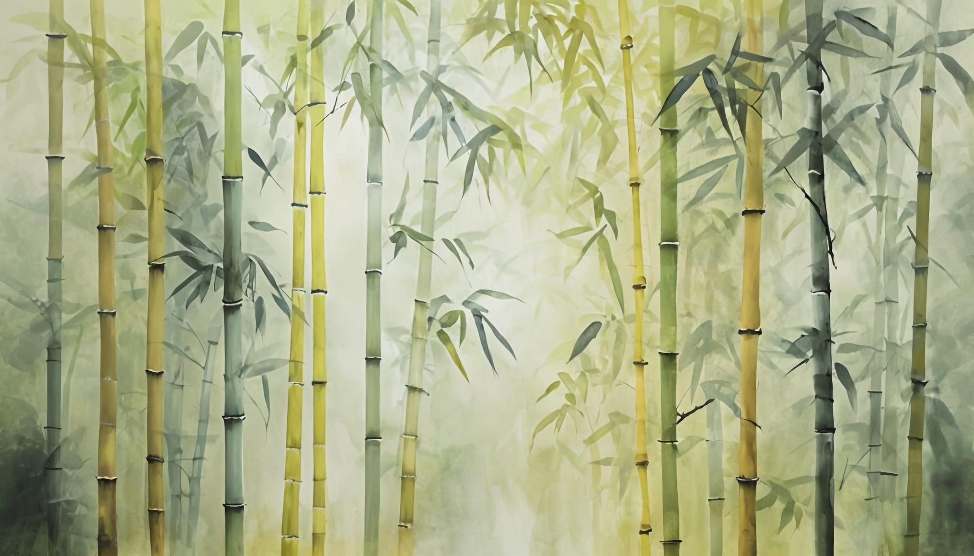 Bamboo Forest Serenity Wall Mural