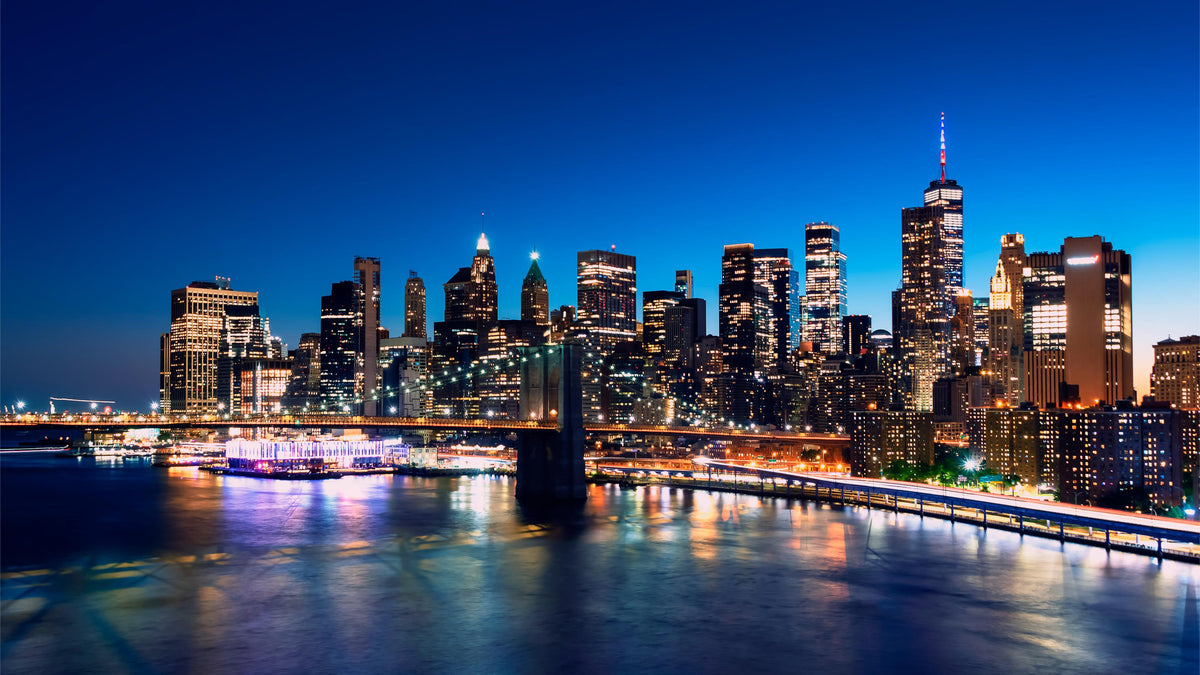 Night Metropolis Wall Mural