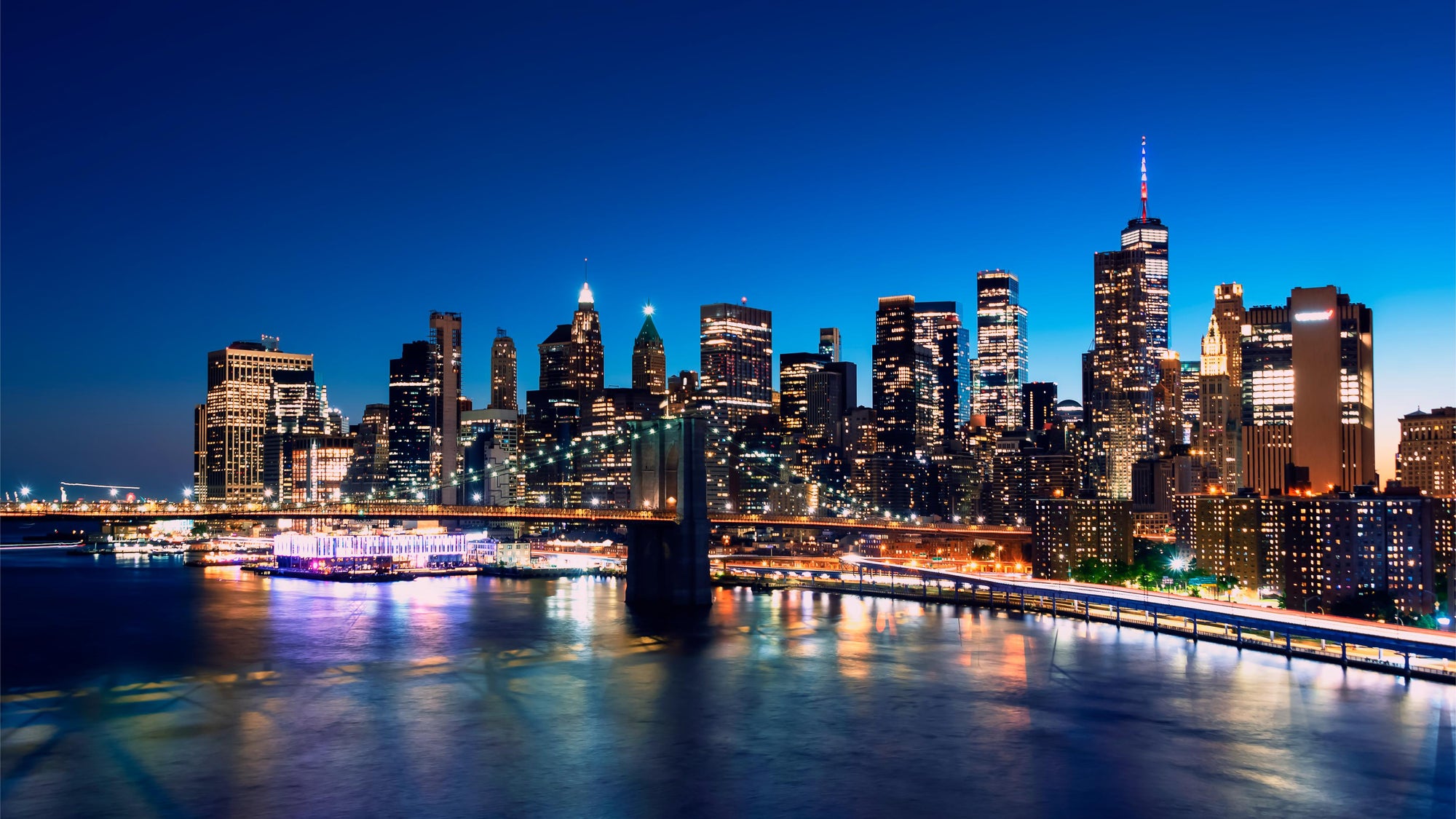 Night Metropolis Wall Mural