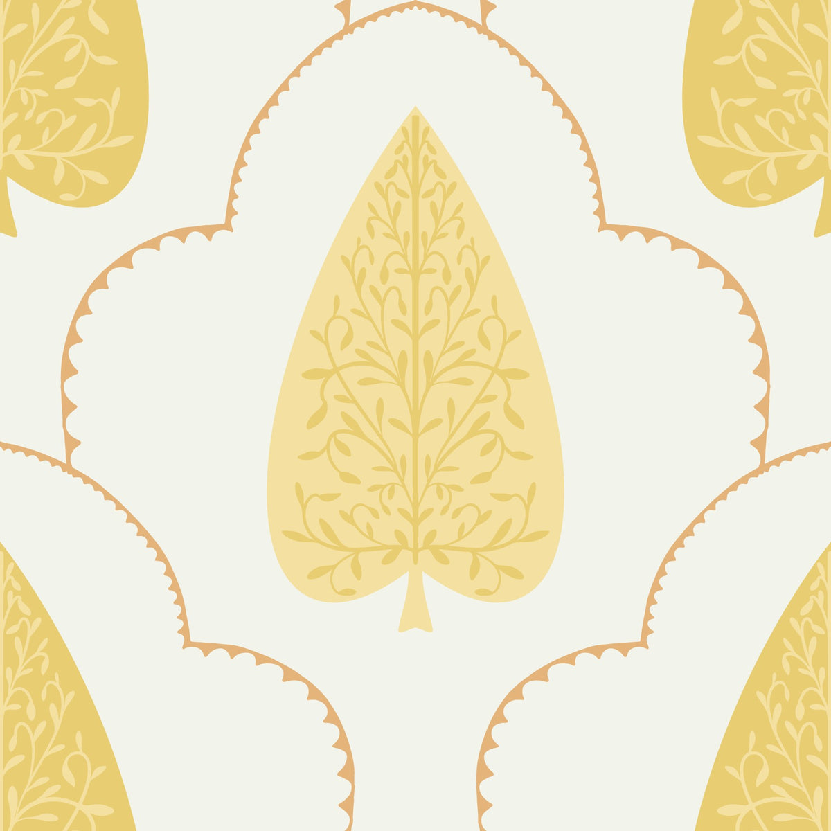 Golden Branch Wallpaper⁠ in your room — zoomed