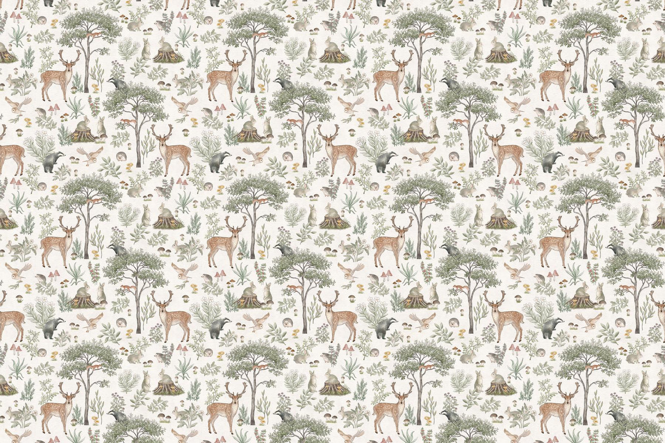 Soft Ivory Wildlife Wallpaper