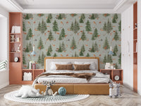 Gender-neutral deer forest wall décor
