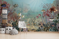 Underwater Corel reef wallpaper for walls - Giffywalls