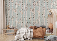 Nature-inspired owl birch tree design
