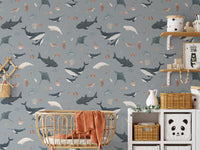 Underwater sea animal wallpaper print
