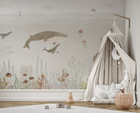 Sensational Sea Brown Wall Mural - Giffywalls