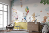 Colorful Safari Day Wallpaper Mural