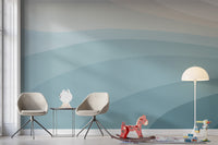 Tranquil Blue Gradient Wall Decor
