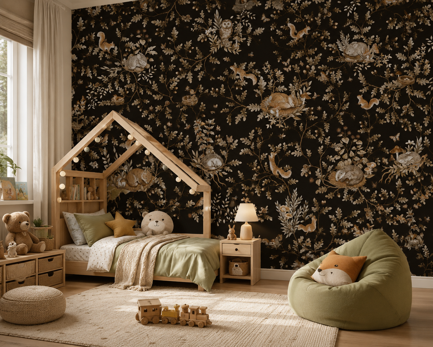 Enchanted Forest Naps Wall Mural - GD6302