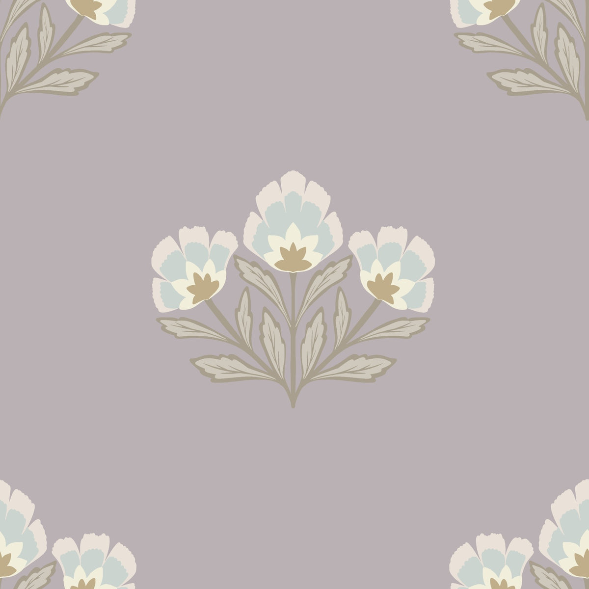 Lilas Bloom Wallpaper⁠ in your room — zoomed