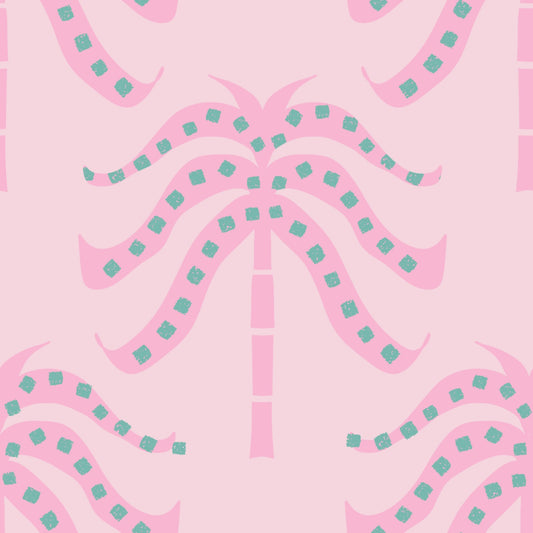 Pink Palms Wallpaper⁠
