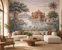 The Enchanted Lake Palace Wall Mural - RJM09
