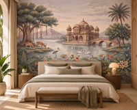 The Enchanted Lake Palace Wall Mural - RJM09