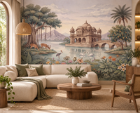 The Enchanted Lake Palace Wall Mural - RJM09