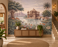 The Enchanted Lake Palace Wall Mural - RJM09