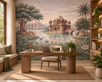 The Enchanted Lake Palace Wall Mural - RJM09