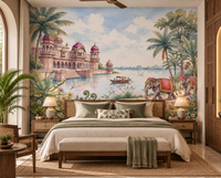 The Maharaja’s Elephant Garden  Wall Mural - RJM12