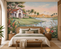 The Tropical Lake Estate Wall Mural - RJM13